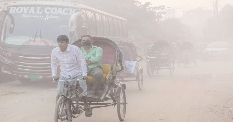 Dhaka's air most polluted in the world this morning