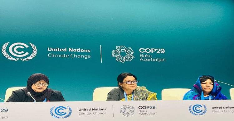 Bangladesh Highlights Adequate and quality Climate Finance at COP29 Press Conference