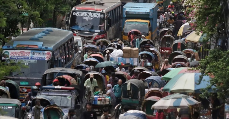 Dhaka commuters get no respite from traffic gridlocks