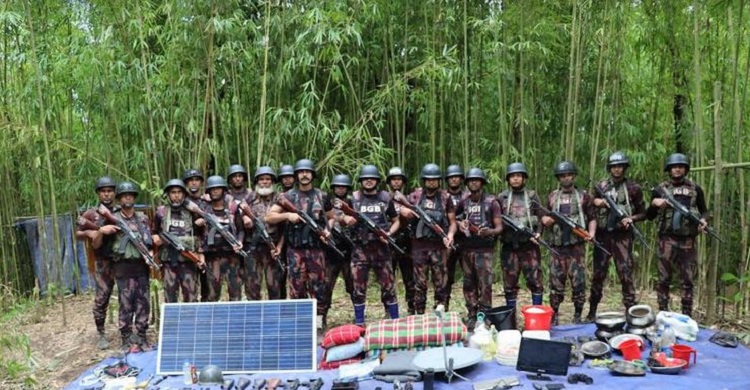 BGB seizes arms ammo from Bandarban deep forest