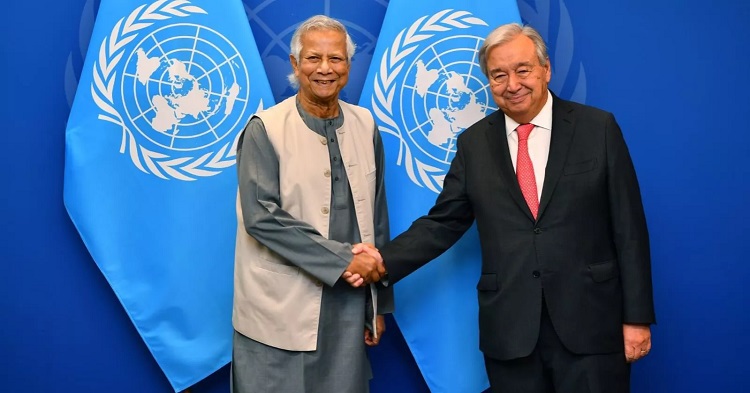 Talks with Yunus: UN Chief reaffirms support for Bangladesh's ongoing transition and reforms