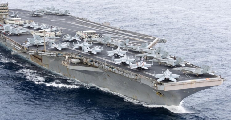 US warplane went overboard into Red Sea: Navy