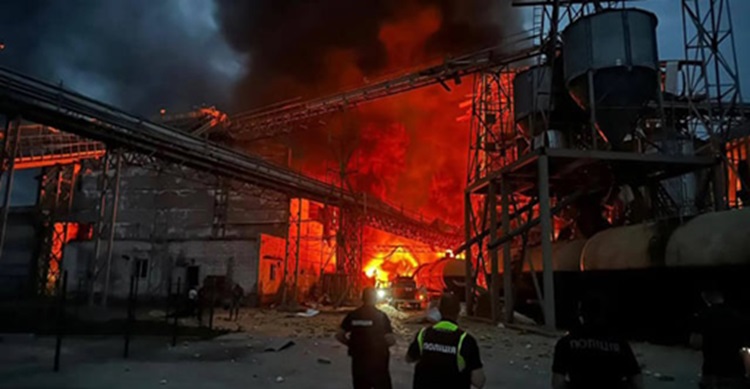 Fire at nuclear plant after Russia downs Ukrainian drone