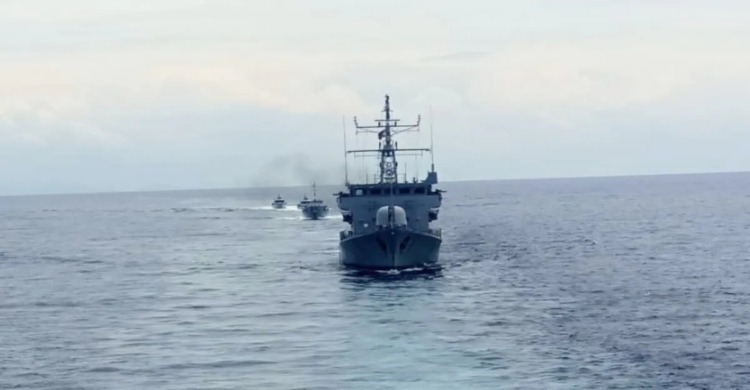 Philippines' Marcos in India as navies hold joint drills