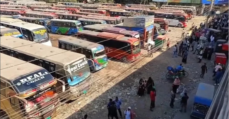 Cumilla bus services suspended as owners enforce strike