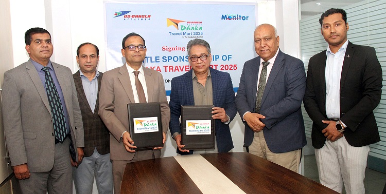 US-Bangla Airlines signs MoU with The Bangladesh Monitor to sponsor Dhaka Travel Mart