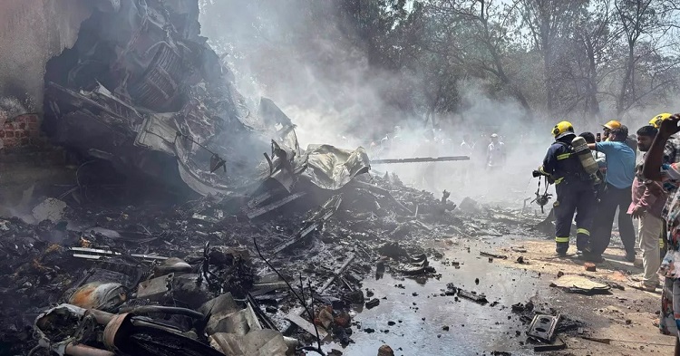 Air India’s London-bound flight crashes near Ahmedabad Airport, with 242 on board