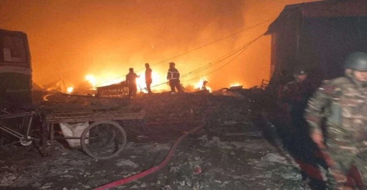 Fire in Gabtali Slum brought under control