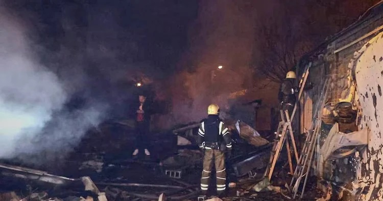 Drone attack on Ukraine capital kills two, wounds eight: mayor