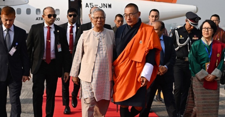 Tshering Tobgay Arrives in Dhaka