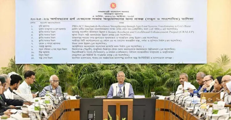 ECNEC approves 13 projects worth Tk1,988cr for national development