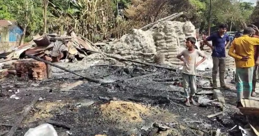19 shops gutted in Khagrachhari fire