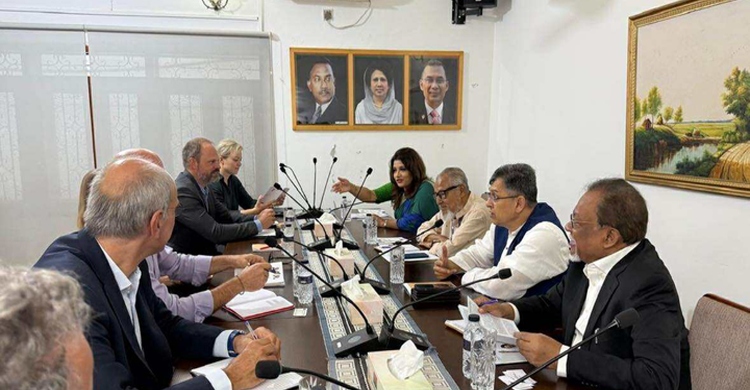 BNP holds meeting with European parliamentary delegation