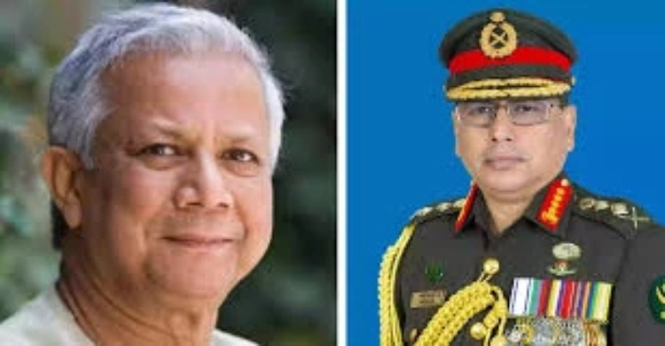 Prof Yunus discusses army’s role in assisting civil administration with Army chief