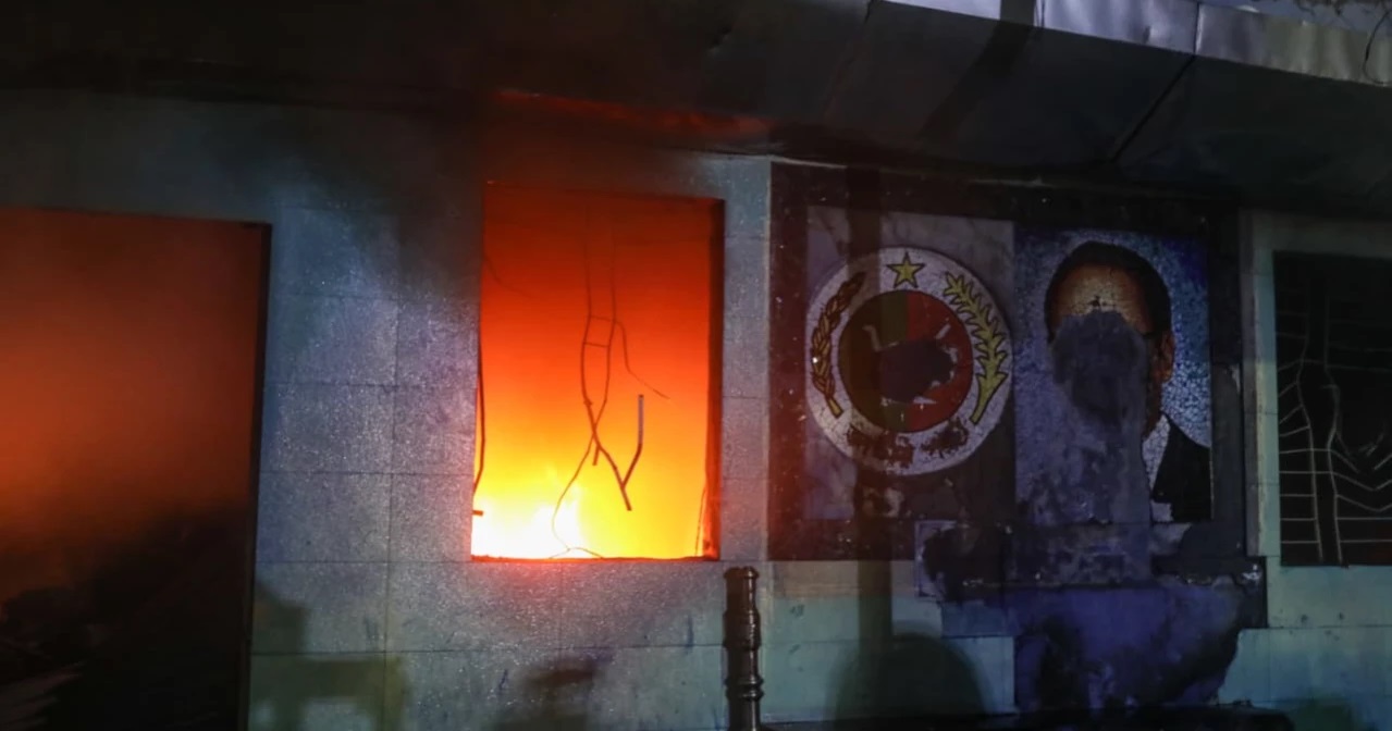 JP's Kakrail office attacked again, set on fire