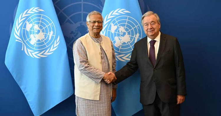 'Next few months crucial, need your support for election':  Prof Yunus tells UN SG